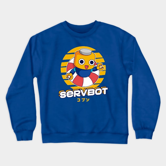 Servbot Summer Crewneck Sweatshirt by logozaste